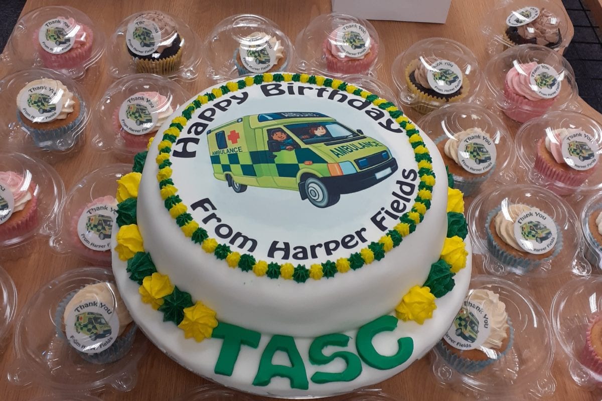 TASC Birthday cake