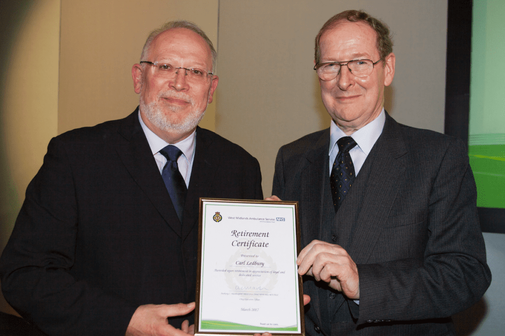 TASC trustee, Carl Ledbury's retirement from WMAS - source https://www.flickr.com/photos/officialwmas/33433137560